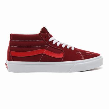 Férfi Vans Retro Sport Sk8-Mid Magasszárú Cipő VA2970318 Piros